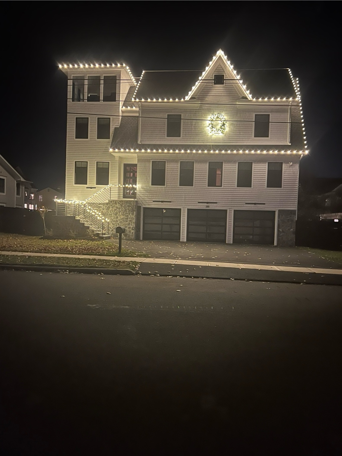 Finished holiday lighting project 1